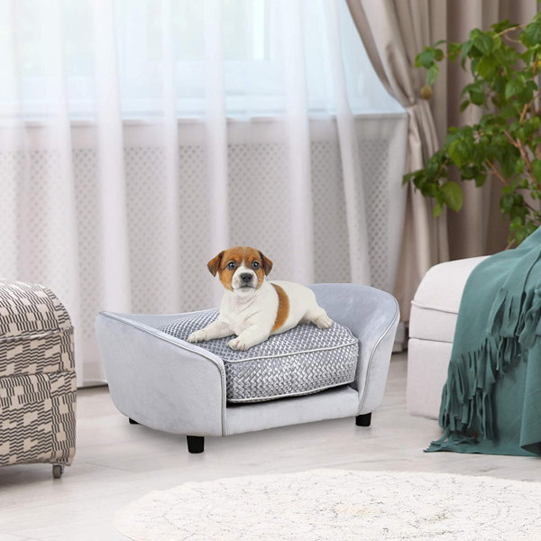 Pawhut Dog Sofa in Grey & Reviews Wayfair.co.uk